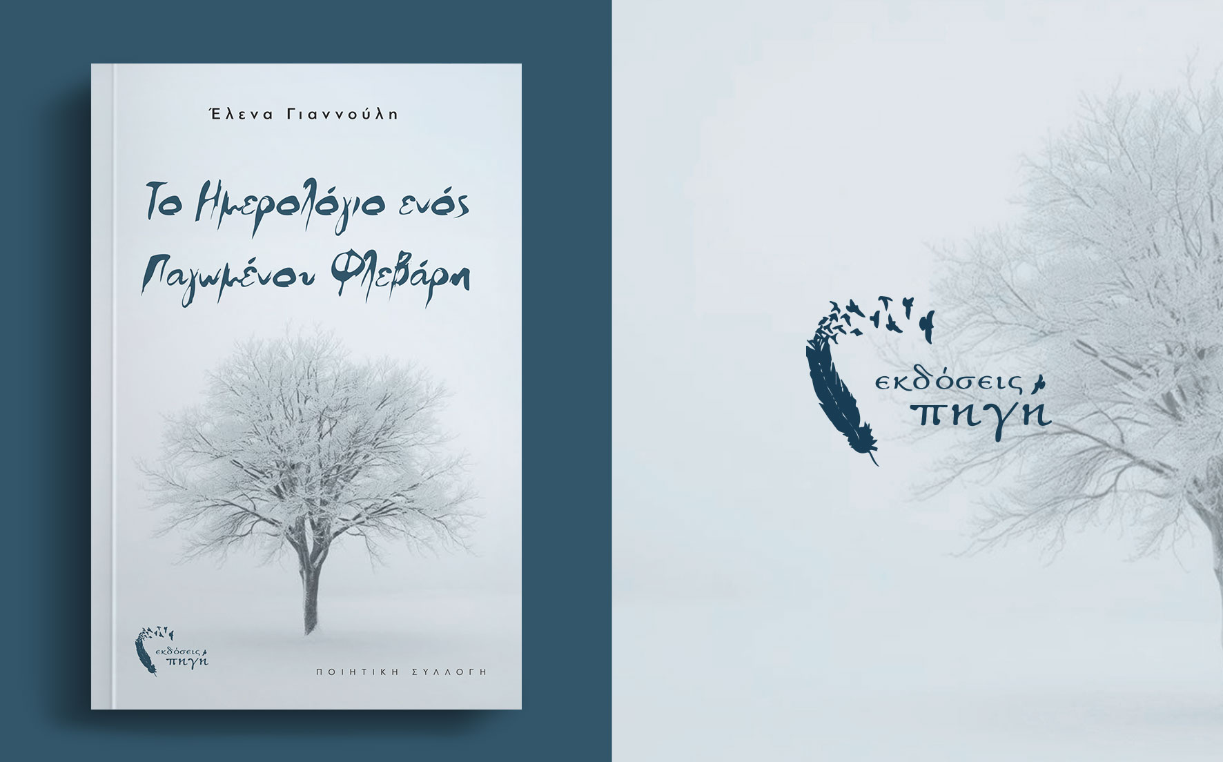 ποιητική συλλογή, σύγχρονη ελληνική ποίηση, Το ημερολόγιο ενός παγωμένου Φλεβάρη, εκδόσεις πηγή